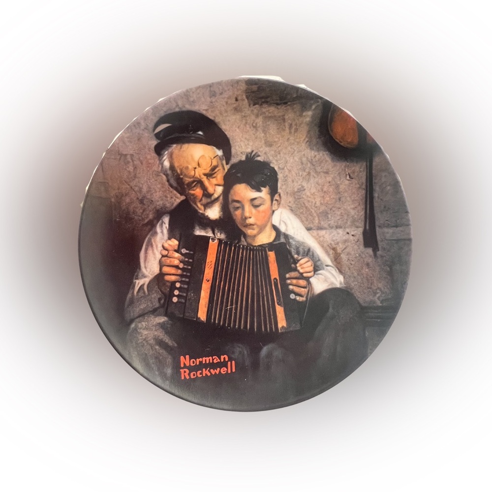 Knowles “The Music Maker” Norman Rockwell Collectible Plate Number 12693G